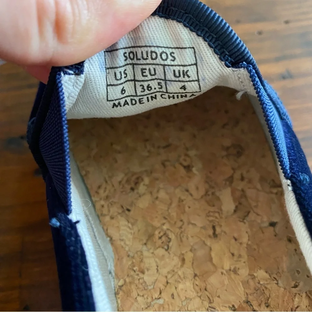 Soludos women navy